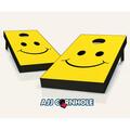 Mkf Collection By Mia K. Farrow Smiley Theme Cornhole Set with Bags - 8 x 24 x 48 in. 107-Smiley